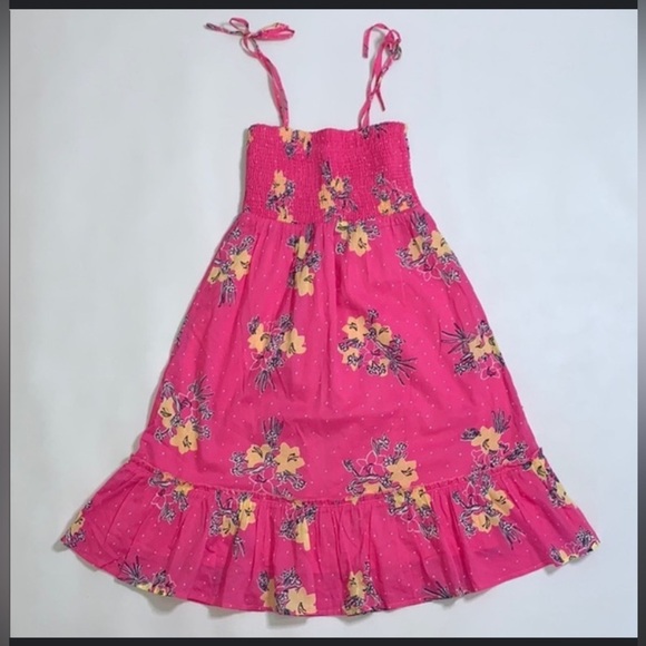Lilly Pulitzer Dresses & Skirts - Lilly Pulitzer Misha Cotton Spaghetti Strap Smocked In Hotty PinkDress SZ XS!